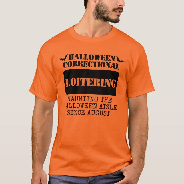 Custom Halloween Correctional Inmate Group  T-Shirt (Front)