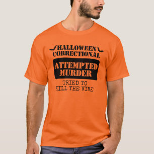Custom Halloween Correctional Inmate Group T-Shirt