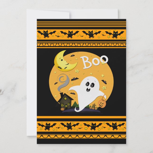 Custom Halloween Party Invitation (Front)