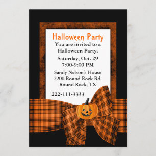Custom Halloween Party Invitation