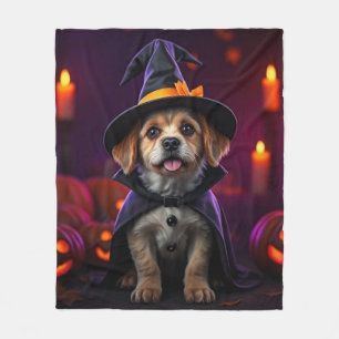 Custom Halloween Pet Blanket Spooky & Cute Gift