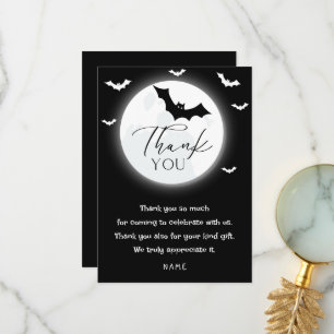 Custom Halloween Thank You Card