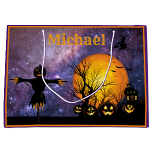 Custom Halloween Trick or Treat Bag