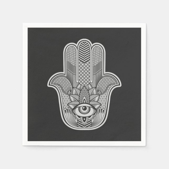 Custom Hamsa Napkin (Front)