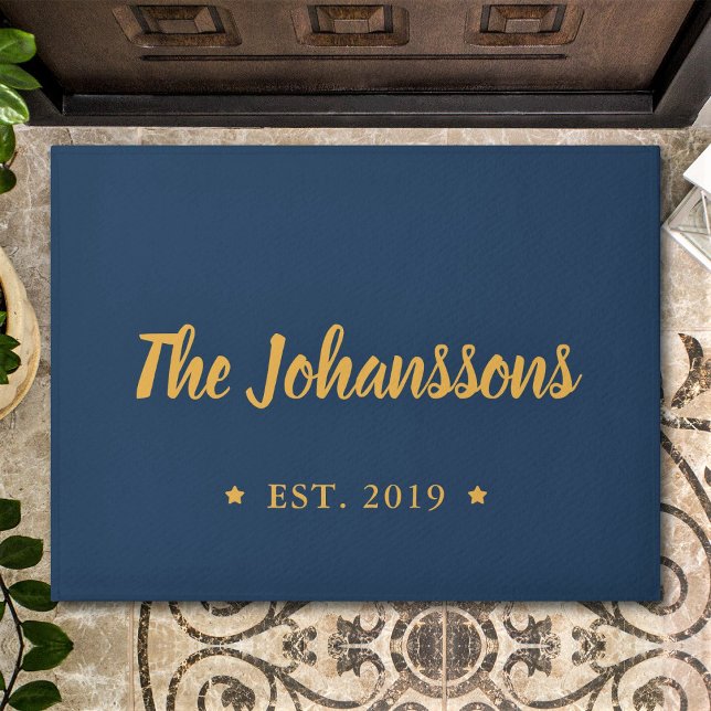 Custom Hand Scripted Family Name Personalised Doormat (Creator Uploaded)