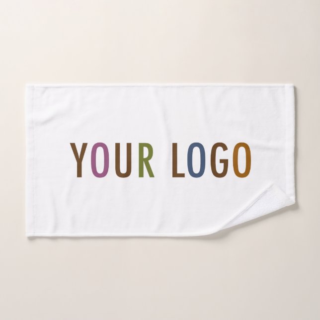 Custom Hand Towel with Company Logo No Minimum (Hand Towel)