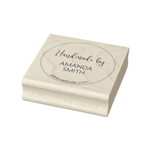 Custom Handmade By Rubber Stamp (Stamp)