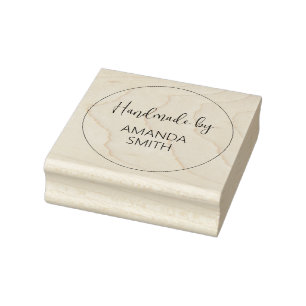 Custom Handmade By Rubber Stamp