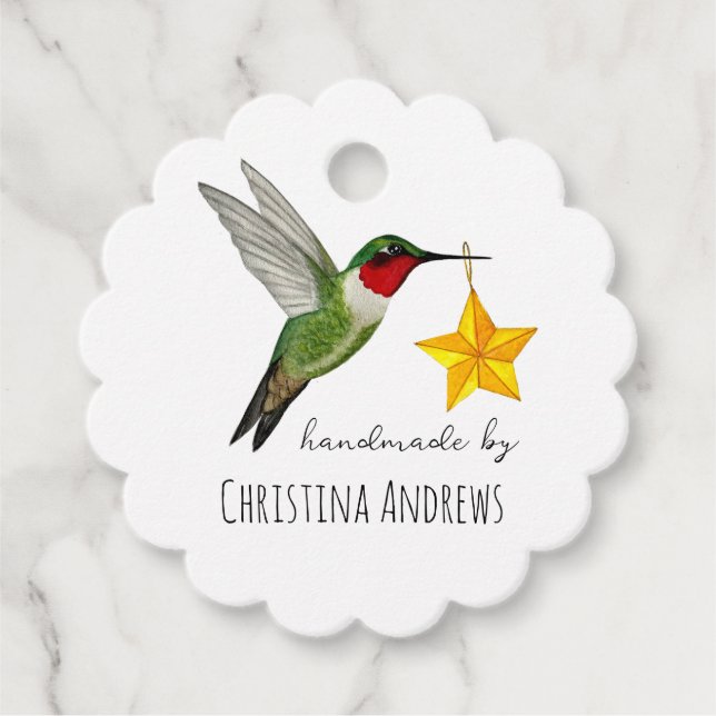 Custom Handmade  Favour Tags (Front)