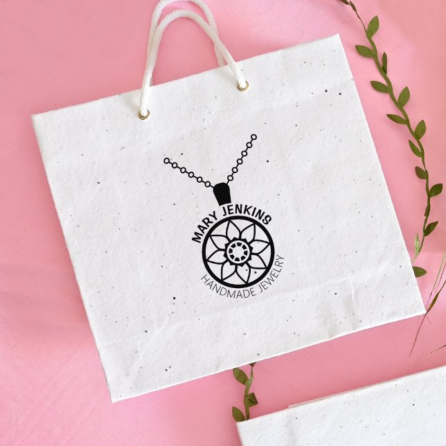 Custom Handmade Jewellery, Make Your Own Logo Rubber Stamp (Creator Uploaded)