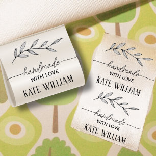 Custom Handmade with love Ribbon Grosgrain Ribbon