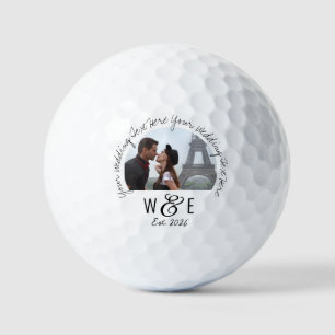 Custom Handwriting Text Golf Ball Wedding Favors
