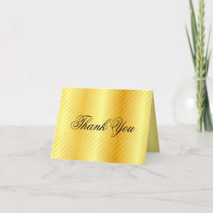 Custom Handwritten Thank You Text Gold Look