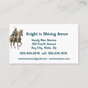 Custom Handy Man Service Repair Maintenance  Business Card