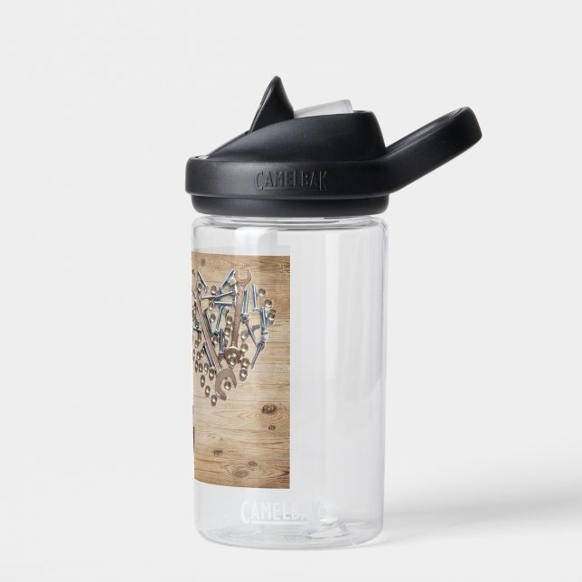 Custom handyman Water Bottle (Left)