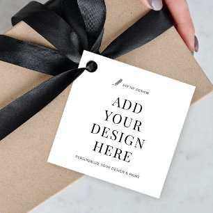 Custom Hang Tag Printing 2x2" Favour Gift Tags