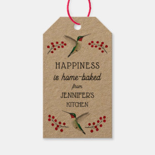 Custom Happiness is home-baked Gift Tags