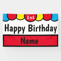 Custom Happy 1st Birthday