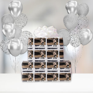 Custom Happy Anniversary Wrapping Paper