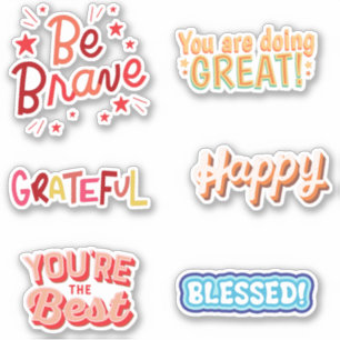 Custom happy , be brave, grateful, blessed ,best