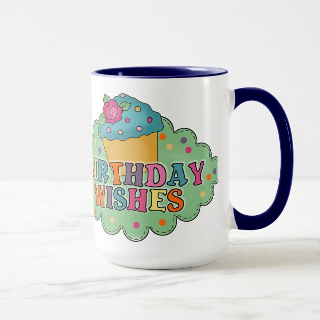 Custom Happy Birthday #2 Gift Mug (Right)