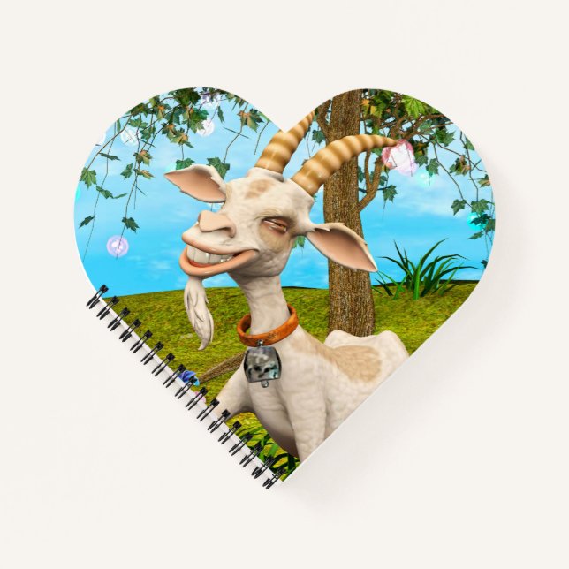 Custom Happy Goat Notebook (Front)