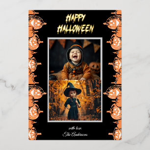 Custom "Happy Halloween" Two Photo