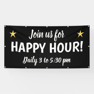 Custom Happy Hour Banner