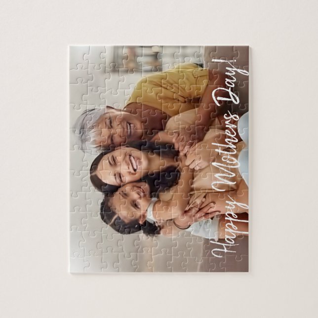 Custom Happy Mothers Day Jigsaw Puzzle (Vertical)