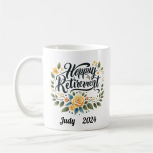 Custom Happy Retirement  Coffee Mug