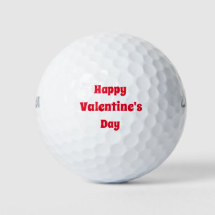 Custom happy Valentine's day Golf Balls