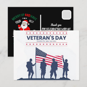 Custom Happy Veterans Day! Thank You Cards 2025