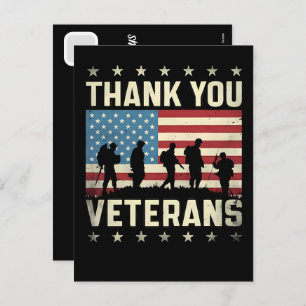 Custom Happy Veterans Day! Thank You Cards 2025