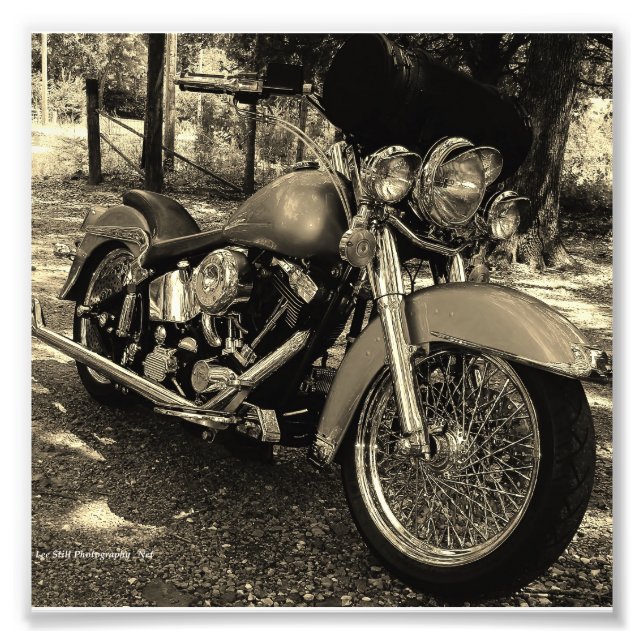 Custom Harley Photo Print (Front)