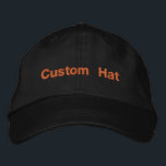 Custom Hat Printed Text Cap Elegant Men Women Hat<br><div class="desc">Creating a custom hat with printed text for an elegant look,  suitable for both men and women. Text: Input the text you want on the hat. Choose a message that suits the elegant theme,  such as a name,  monogram,  or a meaningful word/phrase.</div>
