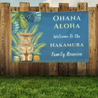 Custom Hawaiian Aloha Luau Family Reunion