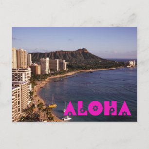 Custom Hawaiian Vacation Photo Postcard