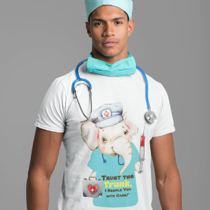 Custom Healthcare funny animal quote nurse gift T-Shirt