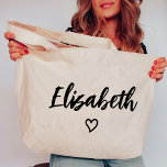 Custom Heart Bachelorette Bridesmaid Girls Trip  Tote Bag<br><div class="desc">Celebrate your unforgettable girls' trip with the Custom Heart Bachelorette Bridesmaid Tote Bag, the perfect blend of style and practicality for every bridesmaid. This personalised tote, designed with a charming heart graphic, adds a unique touch to your bridal party accessories, making it an ideal keepsake for bachelorette parties, weddings, and...</div>