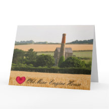 Custom Heart Old Mine Engine House Cornwall Photo