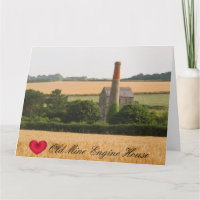 Custom Heart Old Mine Engine House Cornwall Photo