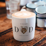 Custom Heart Photo Dad  |  Best Dad Ever  Espresso Cup<br><div class="desc">Celebrate Dad’s love with every sip. This adorable espresso cup features a custom heart-shaped photo and the words “To The Best Dad, ” making it the perfect small but meaningful Father’s Day or birthday gift. Customise with your favourite photo and children’s names to make it truly one-of-a-kind. ✔️ Add your...</div>