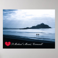 Custom Heart St Michaels Mount Cornwall + Horses
