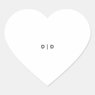 Custom Heart Stickers, Format: Sheet of Stickers