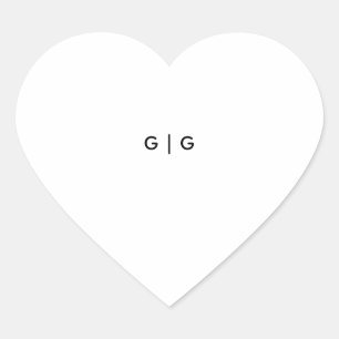 Custom Heart Stickers, Format: Sheet of Stickers, Sticker