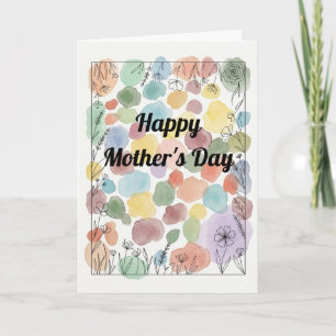Custom Heartfelt Mother's Day Poem Card. Card