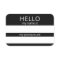 Custom HELLO My Name Pronouns Is Badge