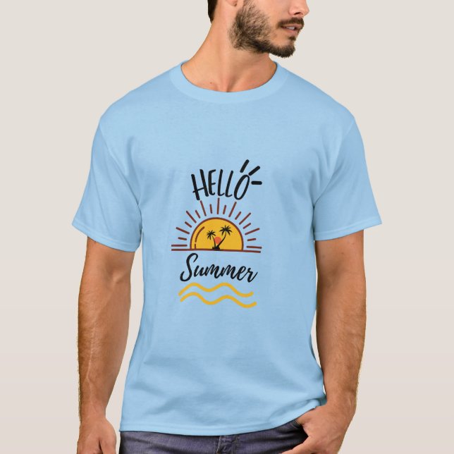 Custom Hello Summer Shirt (Front)