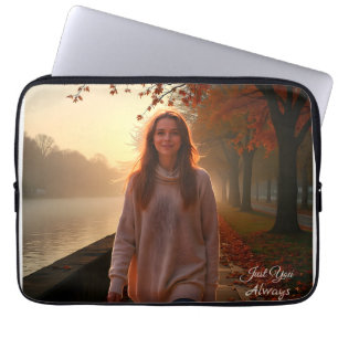 Custom Her Portrait – A Special Gift for Her Laptop Sleeve