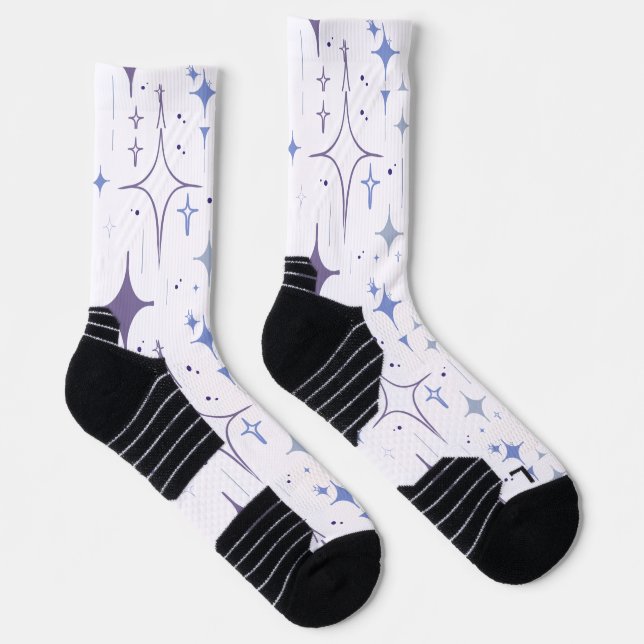 Custom High-Performance Athletic Crew Sock (Right)